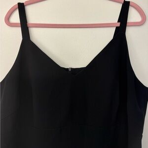 Marina Rinaldi Black Dress Size 16-18 For A Height 69 Inch Made In Italy